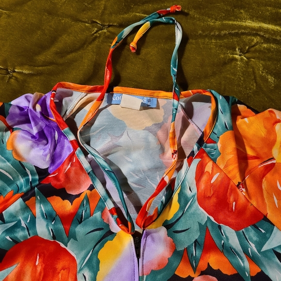 Tropical floral muu muu - Picture 3 of 9